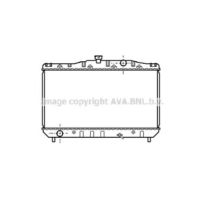 Photo Radiator, engine cooling AVA QUALITY COOLING TO2044