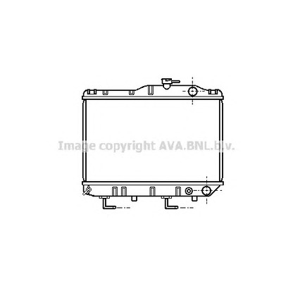 Photo Radiator, engine cooling AVA QUALITY COOLING TO2069