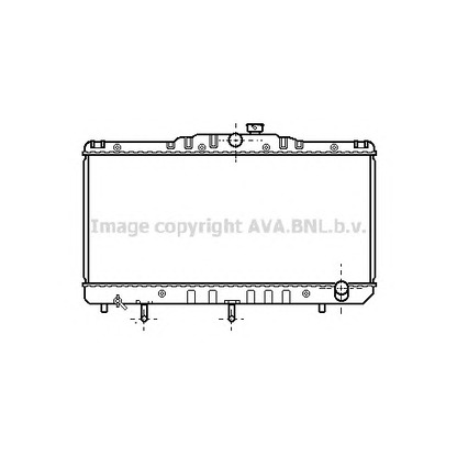 Photo Radiator, engine cooling AVA QUALITY COOLING TO2103