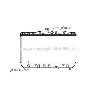 Foto Kühler, Motorkühlung AVA QUALITY COOLING TO2157