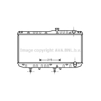 Foto Kühler, Motorkühlung AVA QUALITY COOLING TO2178