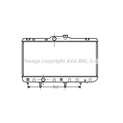 Photo Radiateur, refroidissement du moteur AVA QUALITY COOLING TO2189