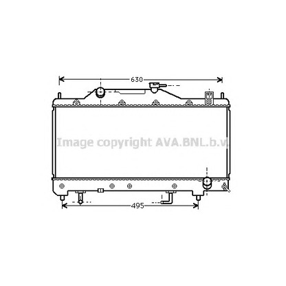 Foto Kühler, Motorkühlung AVA QUALITY COOLING TO2284