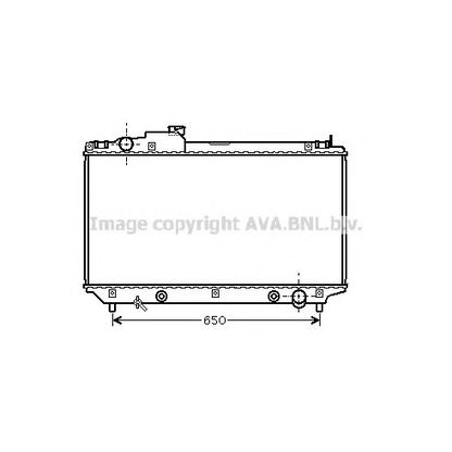 Photo Radiateur, refroidissement du moteur AVA QUALITY COOLING TO2315