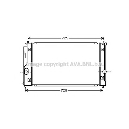 Photo Radiator, engine cooling AVA QUALITY COOLING TO2334