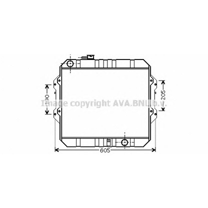 Photo Radiator, engine cooling AVA QUALITY COOLING TO2371