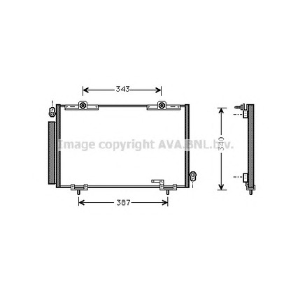 Photo Condenser, air conditioning AVA QUALITY COOLING TO5250