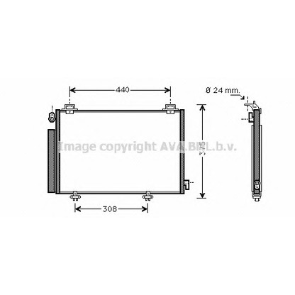 Фото Конденсатор, кондиционер AVA QUALITY COOLING TO5382