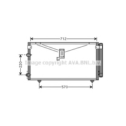 Photo Condenseur, climatisation AVA QUALITY COOLING TO5383D