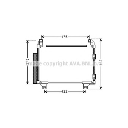 Фото Конденсатор, кондиционер AVA QUALITY COOLING TO5404D