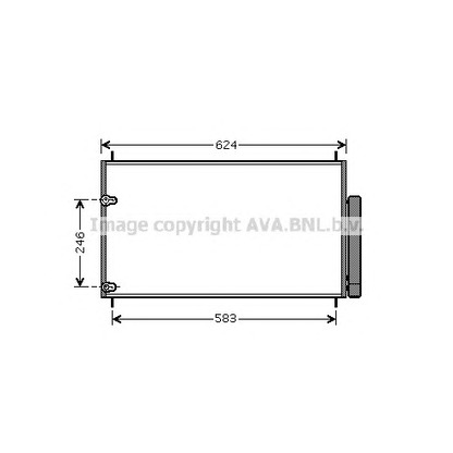 Photo Condenser, air conditioning AVA QUALITY COOLING TO5405