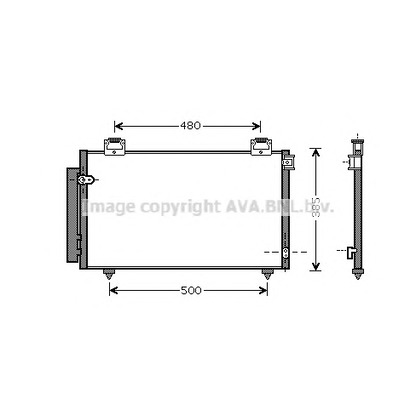 Foto Condensador, aire acondicionado AVA QUALITY COOLING TO5408