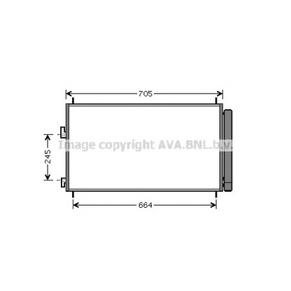 Photo Condenser, air conditioning AVA QUALITY COOLING TO5410