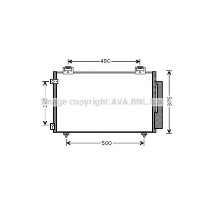 Фото Конденсатор, кондиционер AVA QUALITY COOLING TO5487