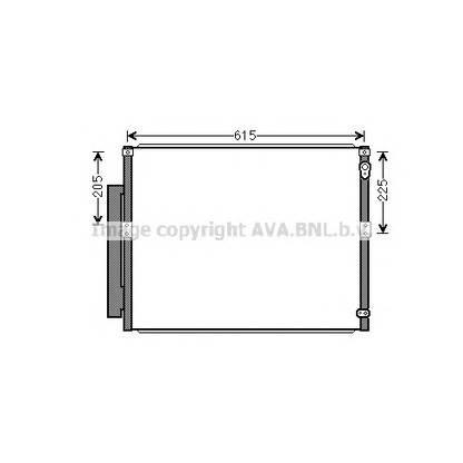 Photo Condenser, air conditioning AVA QUALITY COOLING TO5564