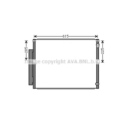 Photo Condenser, air conditioning AVA QUALITY COOLING TO5564D