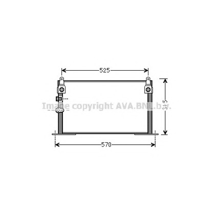 Photo Condenser, air conditioning AVA QUALITY COOLING TO5585