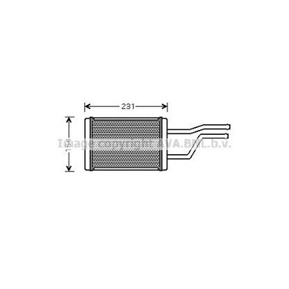 Foto Scambiatore calore, Riscaldamento abitacolo AVA QUALITY COOLING TO6326