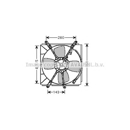 Foto Lüfter, Motorkühlung AVA QUALITY COOLING TO7522
