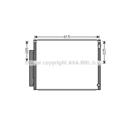 Photo Condenser, air conditioning AVA QUALITY COOLING TOA5564