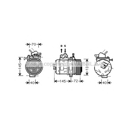 Photo Compressor, air conditioning AVA QUALITY COOLING TOK388