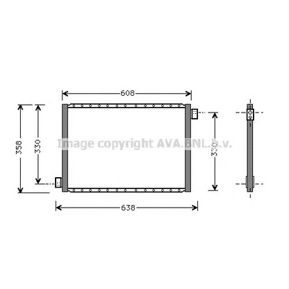 Фото Конденсатор, кондиционер AVA QUALITY COOLING UV5022