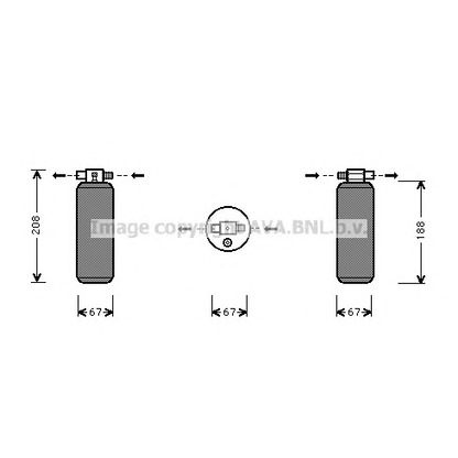 Photo Dryer, air conditioning AVA QUALITY COOLING UVD025