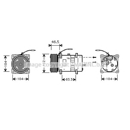 Foto Compressore, Climatizzatore AVA QUALITY COOLING VLAK037