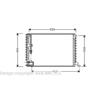 Фото Конденсатор, кондиционер AVA QUALITY COOLING VO5073