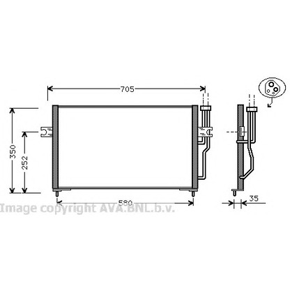 Фото Конденсатор, кондиционер AVA QUALITY COOLING VO5086