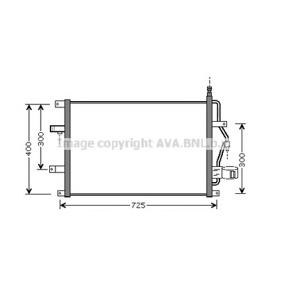 Photo Condenseur, climatisation AVA QUALITY COOLING VO5107D