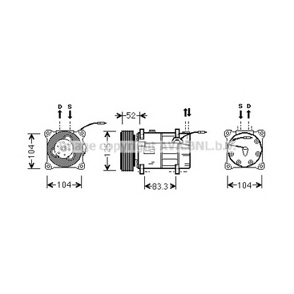 Foto Kompressor, Klimaanlage AVA QUALITY COOLING VOK122