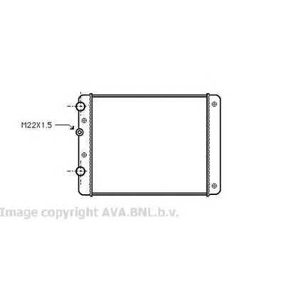 Foto Radiatore, Raffreddamento motore AVA QUALITY COOLING VW2129