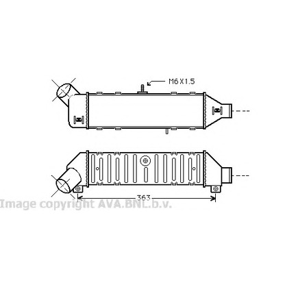 Foto Intercooler AVA QUALITY COOLING VW4136