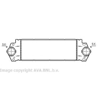 Foto Intercooler AVA QUALITY COOLING VW4233