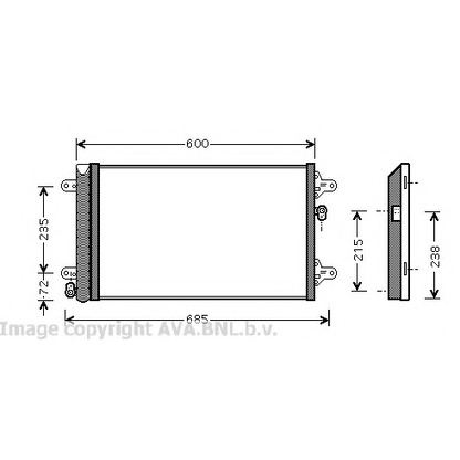 Foto Kondensator, Klimaanlage AVA QUALITY COOLING VW5183