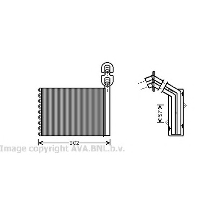 Foto Scambiatore calore, Riscaldamento abitacolo AVA QUALITY COOLING VW6202