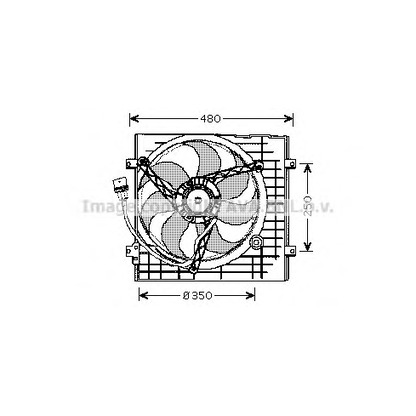 Foto Ventola, Raffreddamento motore AVA QUALITY COOLING VW7506