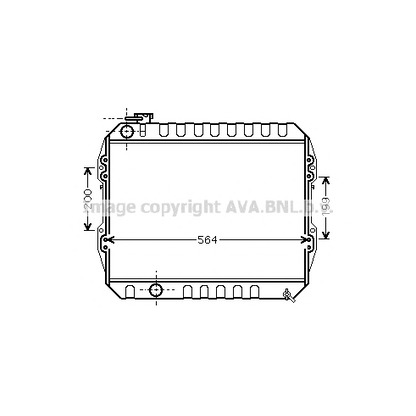 Photo Radiateur, refroidissement du moteur AVA QUALITY COOLING VWA2088