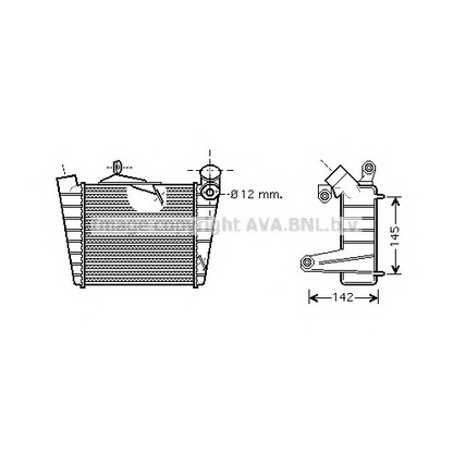 Foto Ladeluftkühler AVA QUALITY COOLING VWA4213