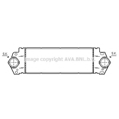 Foto Intercooler AVA QUALITY COOLING VWA4233