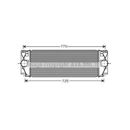 Photo Intercooler, échangeur AVA QUALITY COOLING VWA4267