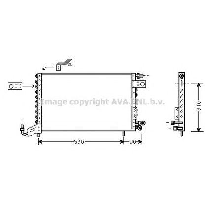 Zdjęcie Skraplacz, klimatyzacja AVA QUALITY COOLING VWA5142