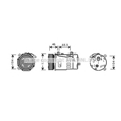 Foto Compressore, Climatizzatore AVA QUALITY COOLING VWAK050