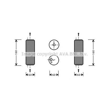 Photo Filtre déshydratant, climatisation AVA QUALITY COOLING VWD293