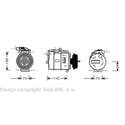 Foto Compresor, aire acondicionado AVA QUALITY COOLING VWK087