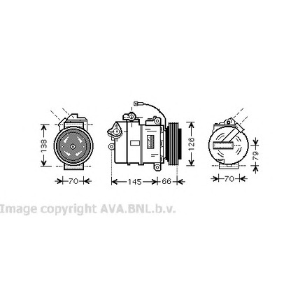 Фото Компрессор, кондиционер AVA QUALITY COOLING VWK261