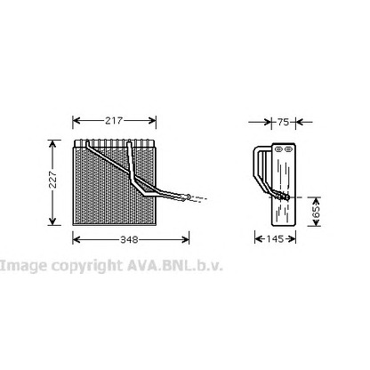 Photo Evaporator, air conditioning AVA QUALITY COOLING VWV055