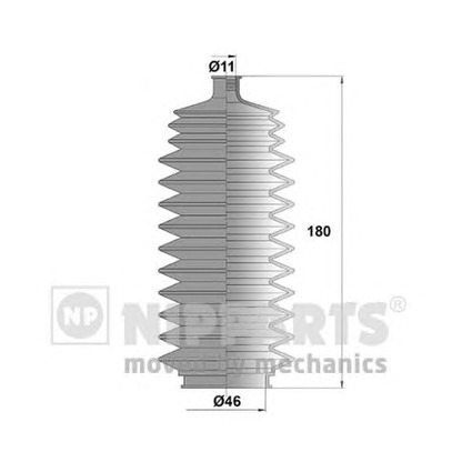 Photo Bellow Set, steering NIPPARTS J2841011