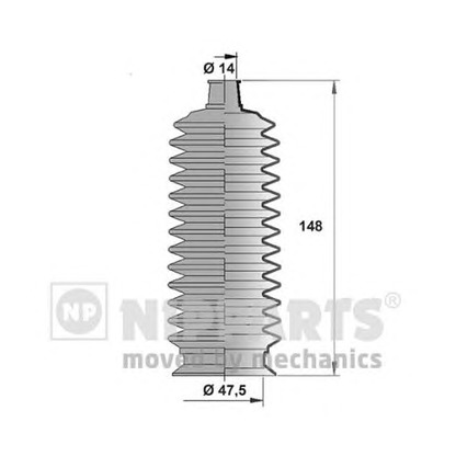 Foto Kit soffietto, Sterzo NIPPARTS J2842010